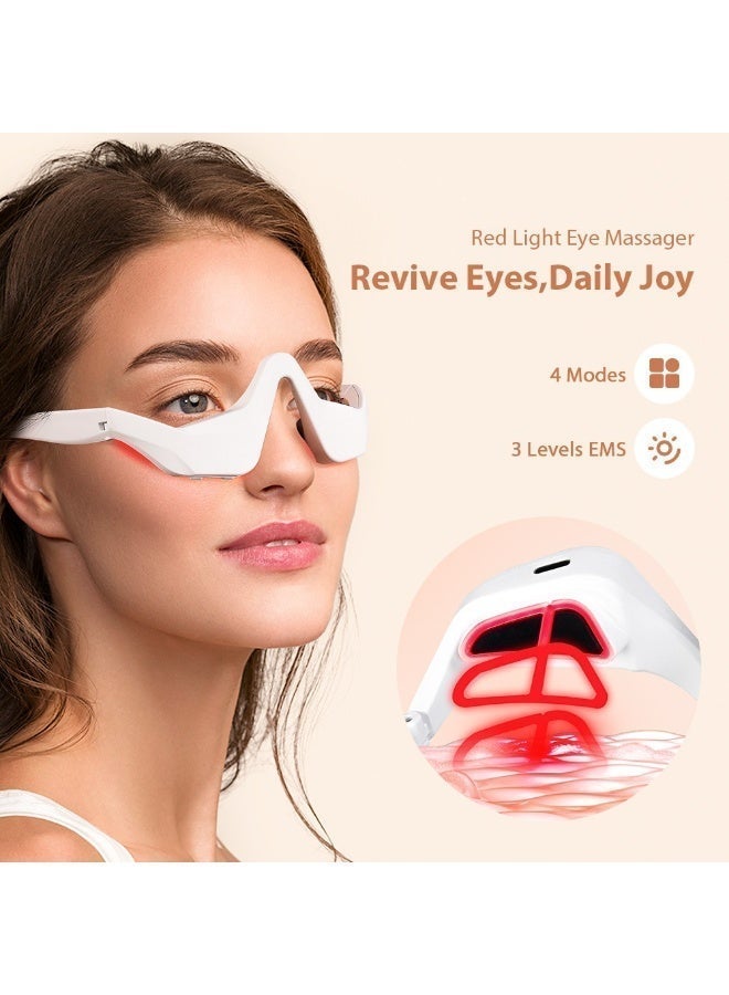 كيلو كيلو فولت جهاز إزالة تجاعيد العين، العناية بالعين، جهاز تدليك العين ثلاثي الأبعاد، واقي العين النبضي EMS، شد أكياس العين، تقليل الخطوط الدقيقة والهالات السوداء - Image 2